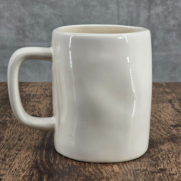 Rae Dunn CREATE LL Large Letter Mug Coffee Tea Cocoa Farmhouse Cream Black Big - Picture 4 of 7